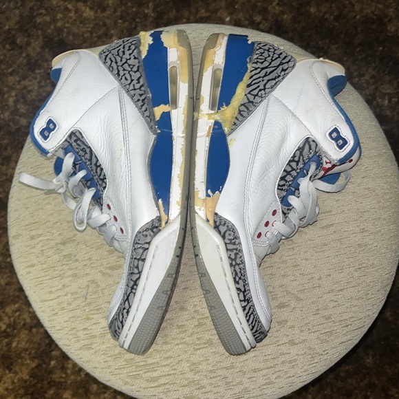 Size 9 - Air Jordan 3 Retro 2011 True Blue Project Restoration Ready Shoes - Picture 9 of 15